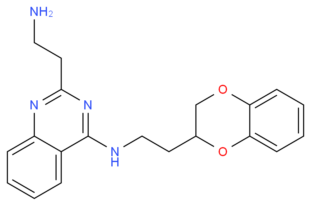 2-(2-aminoethyl)-N-[2-(2,3-dihydro-1,4-benzodioxin-2-yl)ethyl]quinazolin-4-amine_Molecular_structure_CAS_)