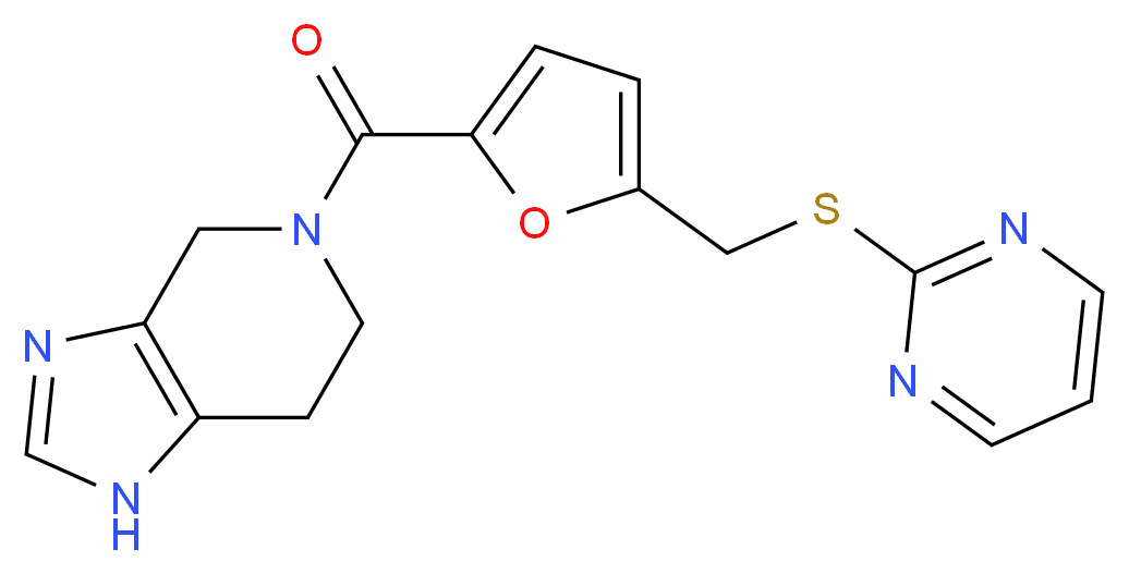 5-{5-[(pyrimidin-2-ylthio)methyl]-2-furoyl}-4,5,6,7-tetrahydro-1H-imidazo[4,5-c]pyridine_Molecular_structure_CAS_)