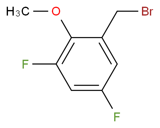 3,5-Difluoro-2-methoxybenzyl bromide_Molecular_structure_CAS_886500-63-6)