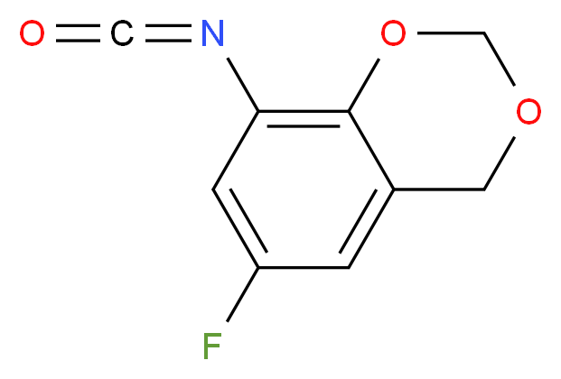 6-Fluoro-8-isocyanato-4H-benzo[1,3]dioxine_Molecular_structure_CAS_321309-30-2)
