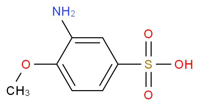 3-Amino-4-methoxybenzenesulfonic acid_Molecular_structure_CAS_98-42-0)