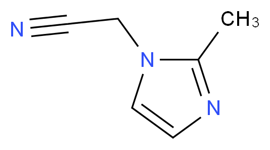 (2-Methyl-1H-imidazol-1-yl)acetonitrile_Molecular_structure_CAS_)