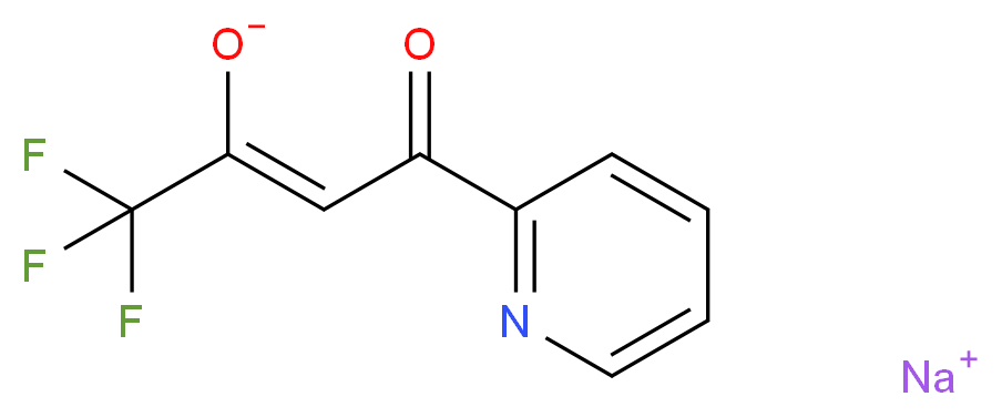 sodium 1,1,1-trifluoro-4-oxo-4-pyridin-2-ylbut-2-en-2-olate_Molecular_structure_CAS_)