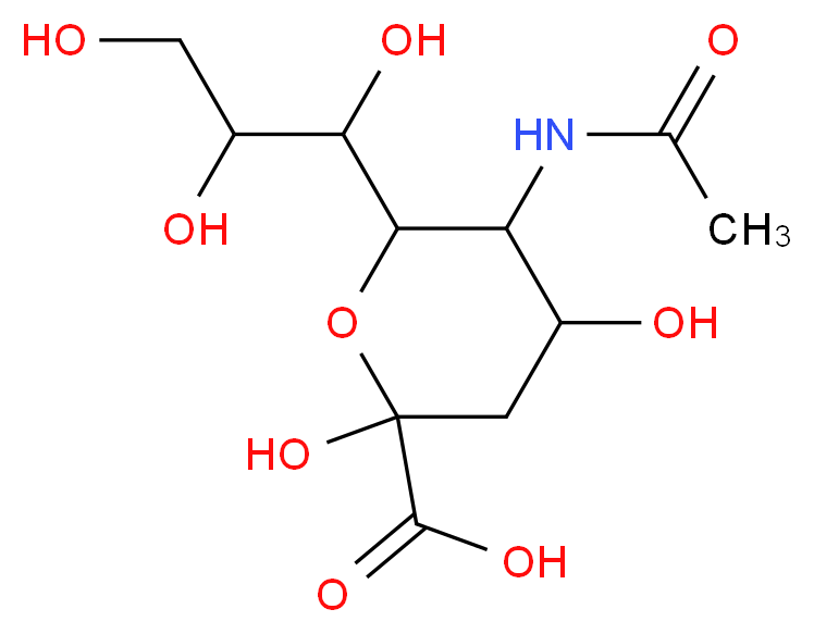 N-ACETYLNEURAMINIC ACID_Molecular_structure_CAS_131-48-6)