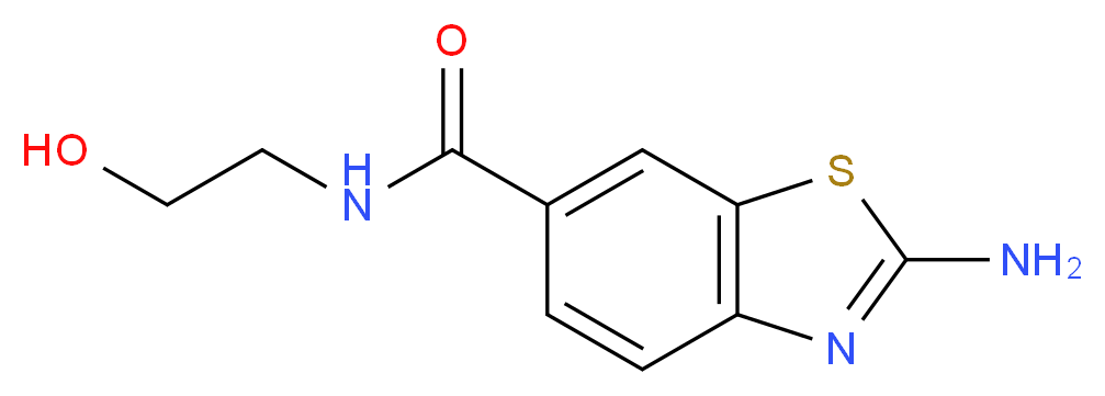 2-Amino-benzothiazole-6-carboxylic acid (2-hydroxy-ethyl)-amide_Molecular_structure_CAS_313504-87-9)