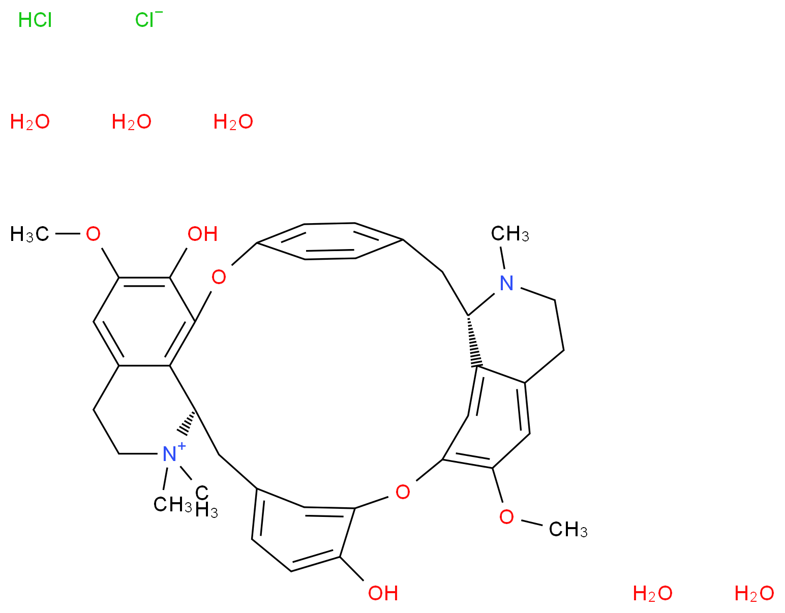 (+)-Tubocurarine chloride pentahydrate_Molecular_structure_CAS_6989-98-6)