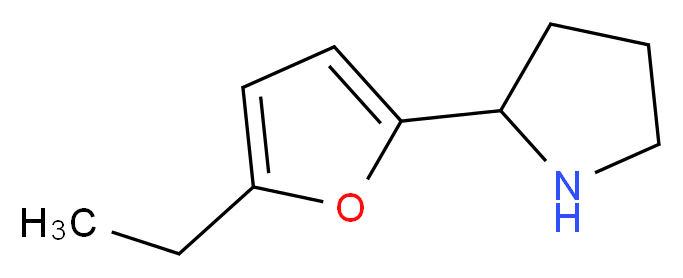 2-(5-ethylfuran-2-yl)pyrrolidine_Molecular_structure_CAS_)
