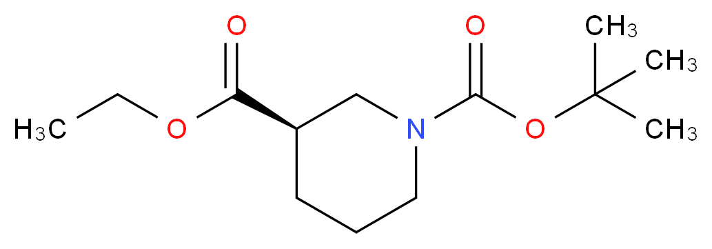 (R)-1-BOC-PIPERIDINE-3-CARBOXYLIC ACID ETHYL ESTER_Molecular_structure_CAS_194726-40-4)