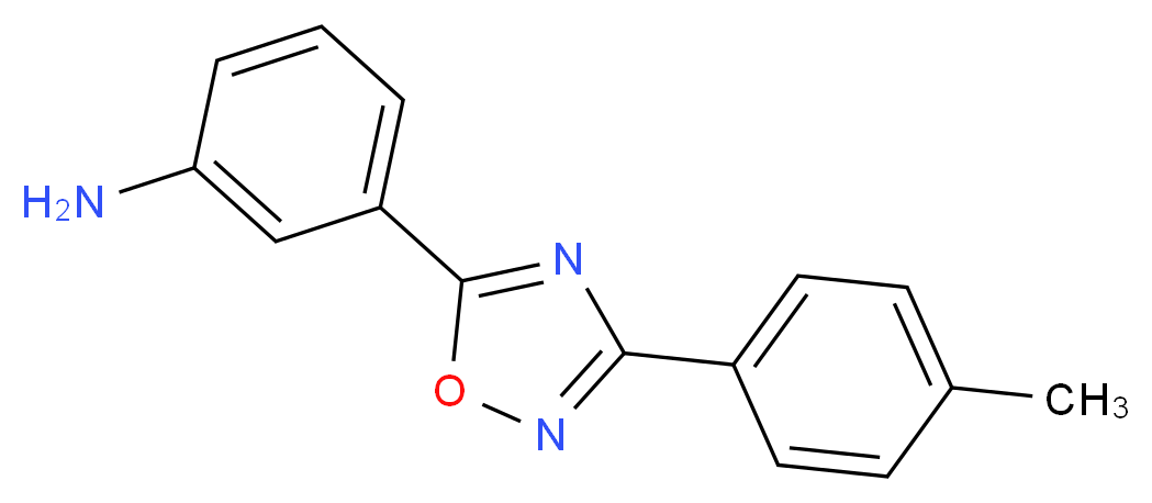 3-[3-(4-methylphenyl)-1,2,4-oxadiazol-5-yl]aniline_Molecular_structure_CAS_915921-22-1)