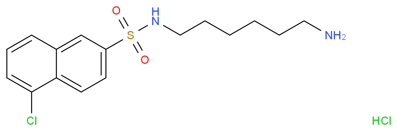 N-(6-Aminohexyl)-5-chloro-2-naphthalenesulphonamide hydrochloride_Molecular_structure_CAS_)
