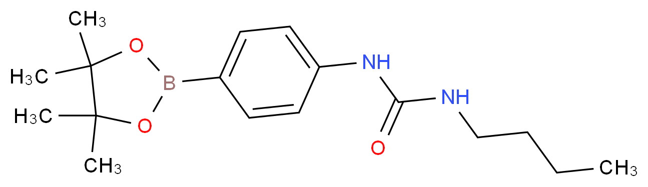 4-[(But-1-ylcarbamoyl)amino]benzeneboronic acid, pinacol ester_Molecular_structure_CAS_850567-59-8)