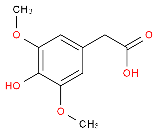 3,5-Dimethoxy-4-hydroxyphenylacetic acid_Molecular_structure_CAS_4385-56-2)