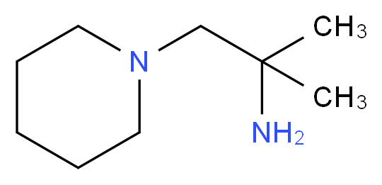 (1,1-dimethyl-2-piperidin-1-ylethyl)amine_Molecular_structure_CAS_6105-74-4)