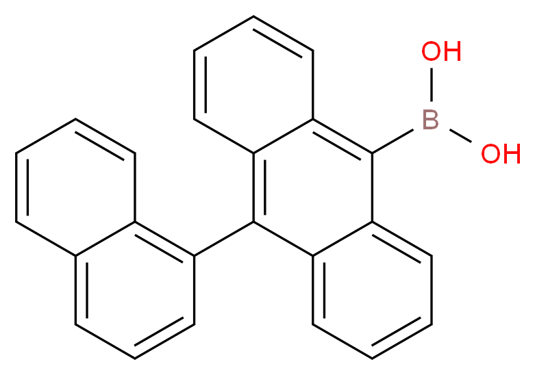 10-(1-Naphthyl)anthracene-9-boronic acid_Molecular_structure_CAS_400607-46-7)