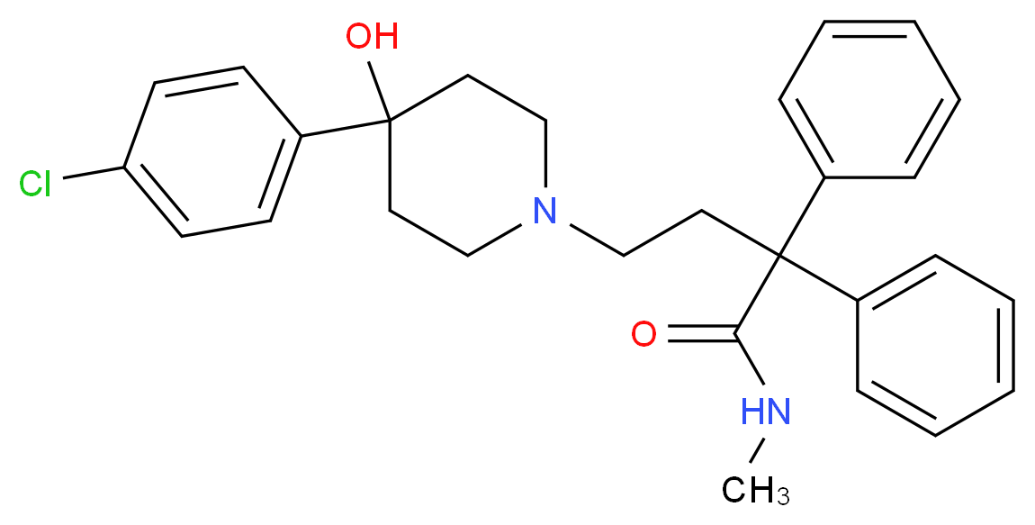 N-Desmethyl Loperamide_Molecular_structure_CAS_66164-07-6)