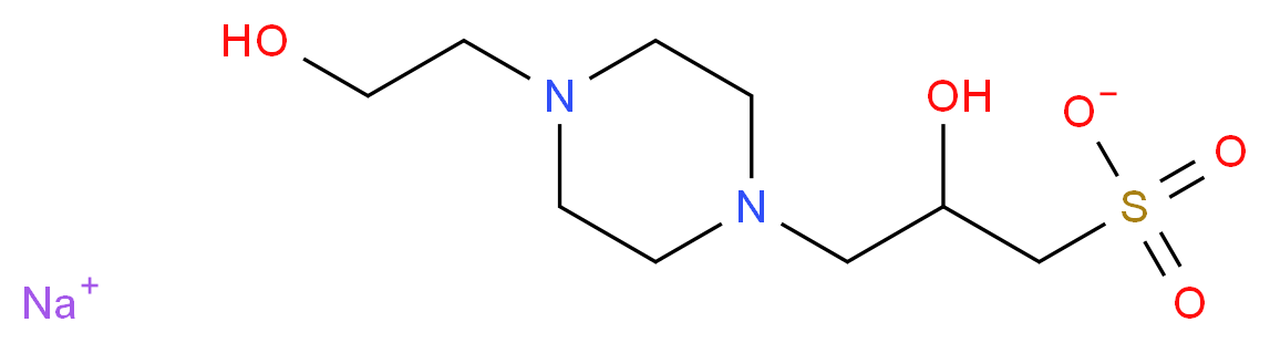 HEPPSO sodium salt_Molecular_structure_CAS_89648-37-3)