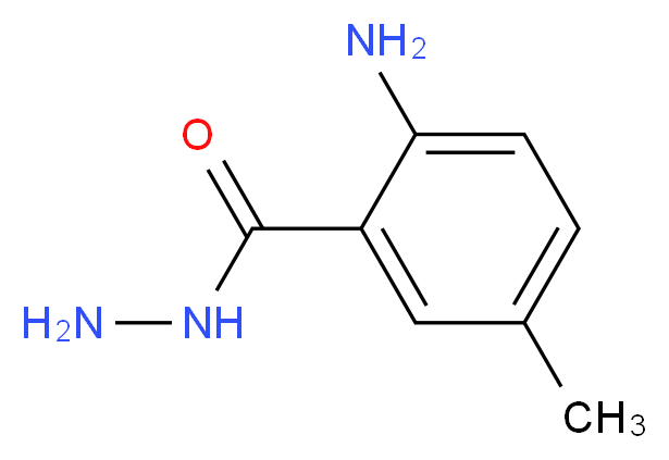 2-Amino-5-methylbenzoic acid hydrazide_Molecular_structure_CAS_28461-49-6)