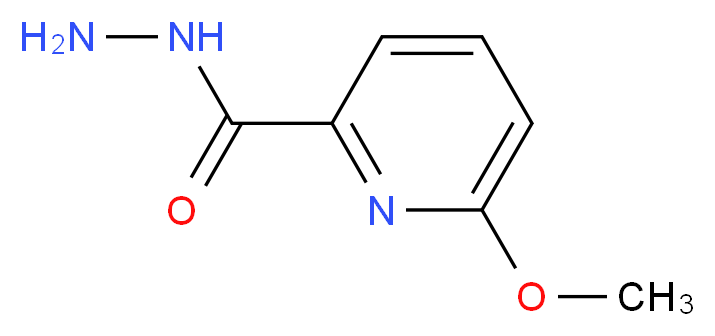 6-Methoxy-pyridine-2-carboxylic acid hydrazide_Molecular_structure_CAS_855784-42-8)