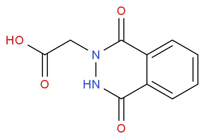 (1,4-dioxo-3,4-dihydrophthalazin-2(1H)-yl)acetic acid_Molecular_structure_CAS_2257-64-9)