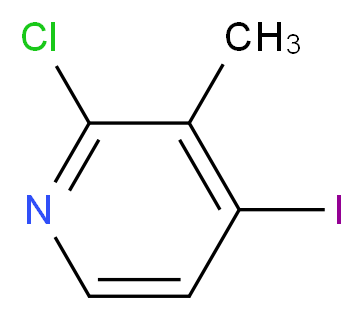2-Chloro-4-iodo-3-methylpyridine_Molecular_structure_CAS_153034-88-9)