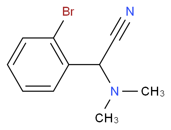 (2-Bromophenyl)(dimethylamino)acetonitrile_Molecular_structure_CAS_)