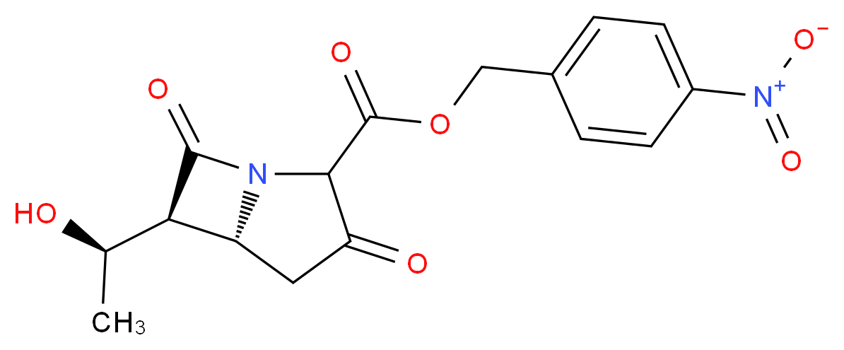 p-Nitrobenzyl 6-(1'-Hydroxyethyl)-azabicyclo(3.2.0)heptane-3,7-dione-2-carboxylate_Molecular_structure_CAS_74288-40-7)