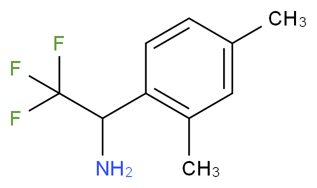 1-(2,4-DIMETHYL-PHENYL)-2,2,2-TRIFLUORO-ETHYLAMINE_Molecular_structure_CAS_)
