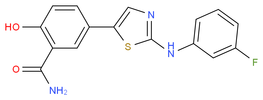 2-(3-Fluorophenyl)amino-5-(salicylamid-5yl)-1,3-thiazole_Molecular_structure_CAS_)