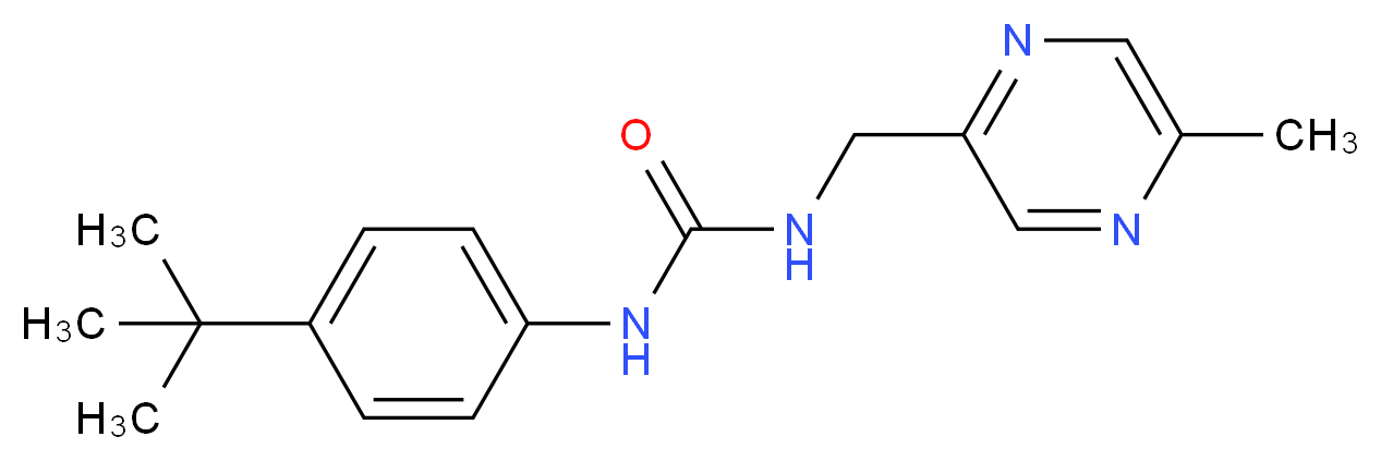 N-(4-tert-butylphenyl)-N'-[(5-methylpyrazin-2-yl)methyl]urea_Molecular_structure_CAS_)