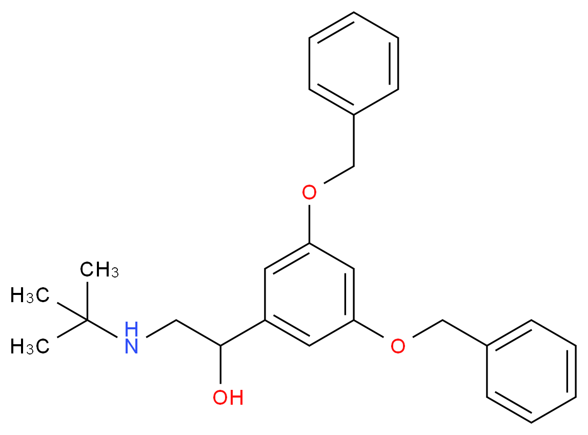 Terbutaline 3,5-Dibenzyl Ether_Molecular_structure_CAS_28924-25-6)