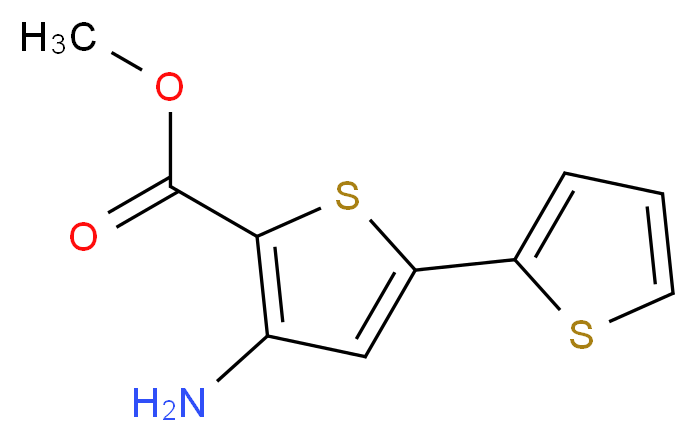 Methyl 3-amino-5-(thien-2-yl)thiophene-2-carboxylate 97%_Molecular_structure_CAS_)