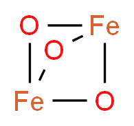 1309-37-1 molecular structure