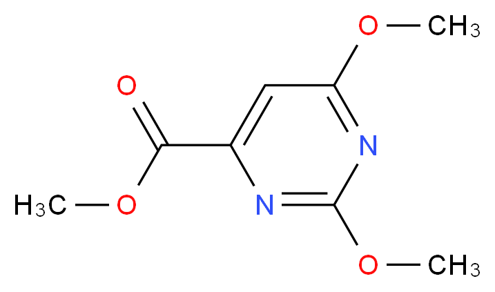 2,6-Dimethoxypyrimidine-4-carboxylic acid methyl ester_Molecular_structure_CAS_55878-45-0)