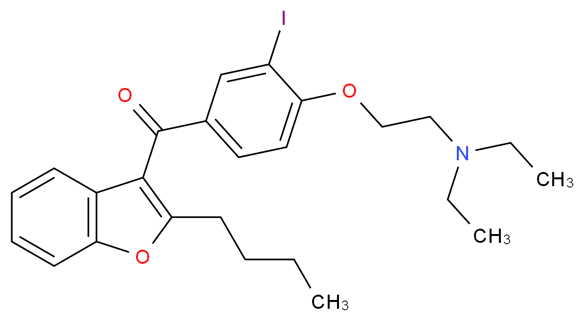 Deiodo Amiodarone_Molecular_structure_CAS_85642-08-6)