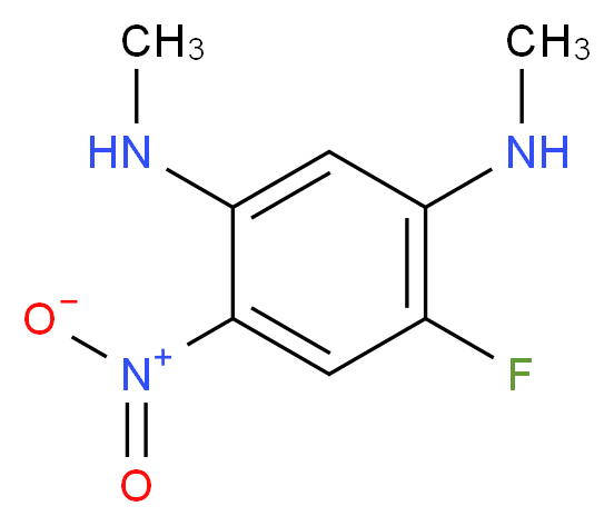 4-fluoro-1-N,3-N-dimethyl-6-nitrobenzene-1,3-diamine_Molecular_structure_CAS_)