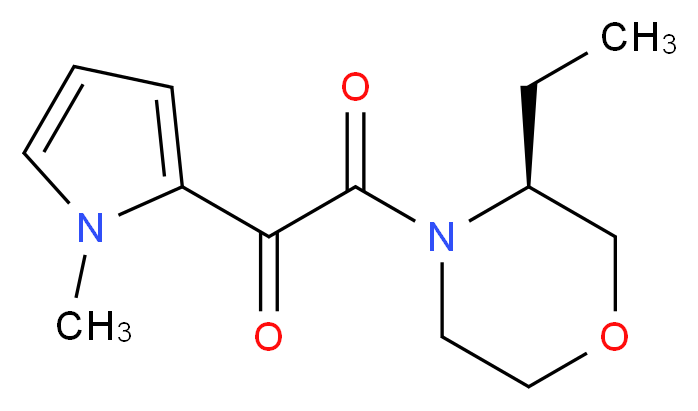 2-[(3S)-3-ethylmorpholin-4-yl]-1-(1-methyl-1H-pyrrol-2-yl)-2-oxoethanone_Molecular_structure_CAS_)