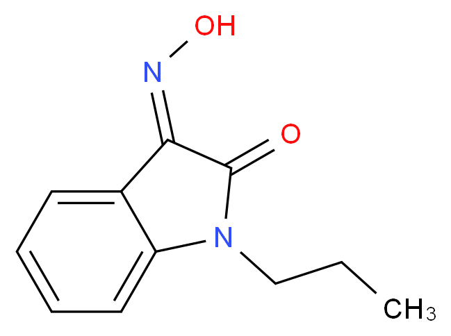 1-Propyl-1H-indole-2,3-dione 3-oxime_Molecular_structure_CAS_)