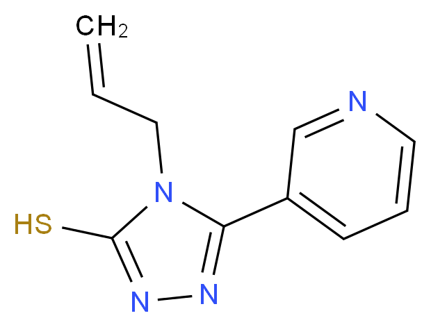4-allyl-5-(pyridin-3-yl)-4H-1,2,4-triazole-3-thiol_Molecular_structure_CAS_)