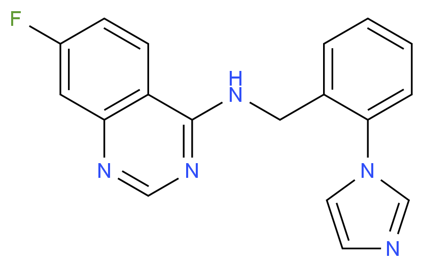 7-fluoro-N-[2-(1H-imidazol-1-yl)benzyl]quinazolin-4-amine_Molecular_structure_CAS_)