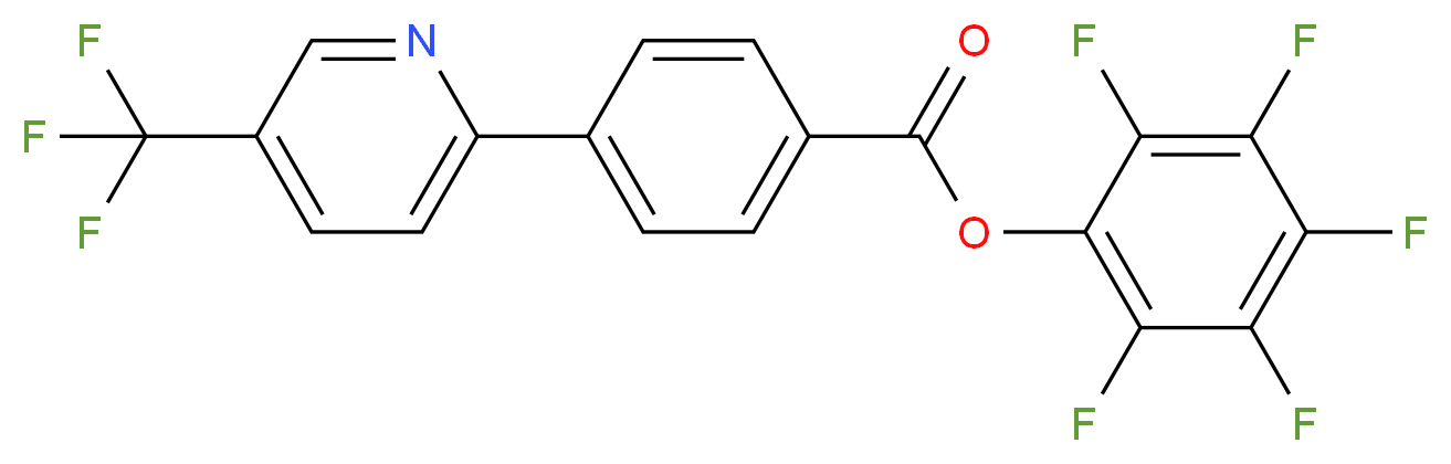 Pentafluorophenyl 4-[5-(trifluoromethyl)pyridin-2-yl]benzoate  95%_Molecular_structure_CAS_910036-89-4)