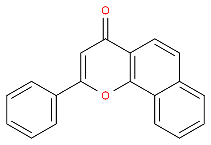 2-PHENYL-4H-BENZO[H]CHROMEN-4-ONE_Molecular_structure_CAS_)