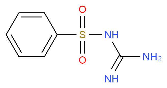 N-[Amino(imino)methyl]benzenesulfonamide_Molecular_structure_CAS_4392-37-4)