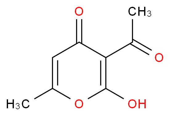 3-acetyl-2-hydroxy-6-methyl-4H-pyran-4-one_Molecular_structure_CAS_)