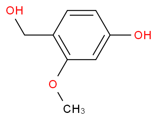 4-(Hydroxymethyl)-3-methoxyphenol_Molecular_structure_CAS_)