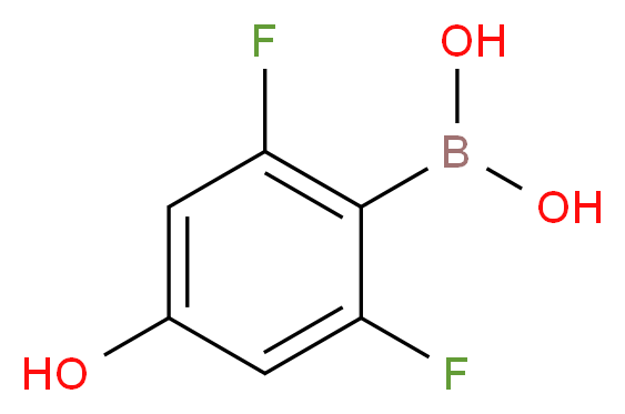 2,6-Difluoro-4-hydroxyphenylboronic acid_Molecular_structure_CAS_957065-87-1)