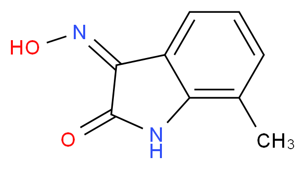 (3Z)-7-methyl-1H-indole-2,3-dione 3-oxime_Molecular_structure_CAS_13208-96-3)