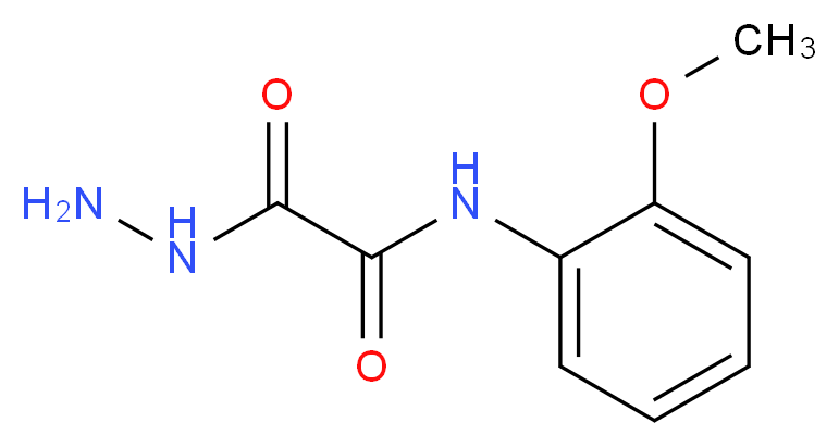 2-Hydrazino-N-(2-methoxyphenyl)-2-oxoacetamide_Molecular_structure_CAS_)