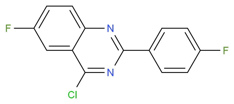 4-CHLORO-6-FLUORO-2-(4-FLUORO-PHENYL)-QUINAZOLINE_Molecular_structure_CAS_885277-32-7)