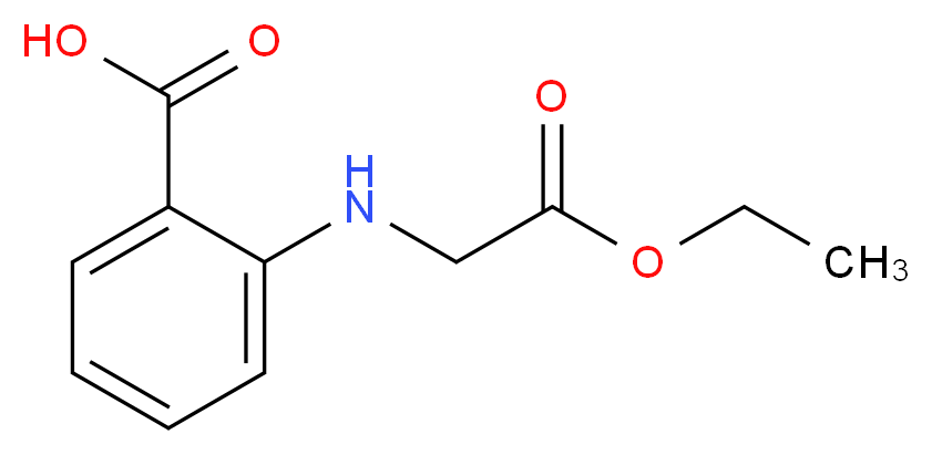 2-[(2-ethoxy-2-oxoethyl)amino]benzoic acid_Molecular_structure_CAS_65992-17-8)
