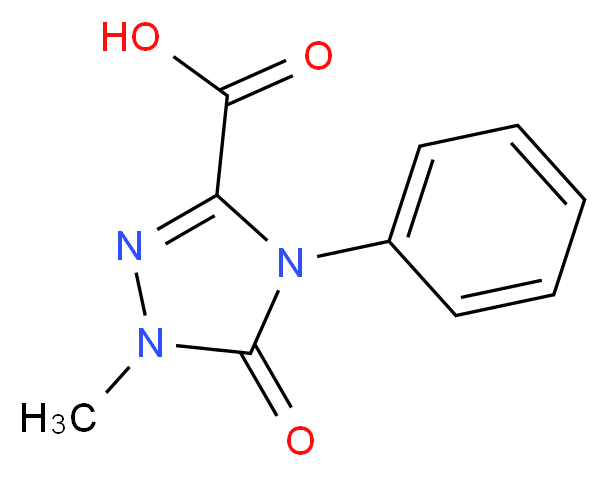 4,5-Dihydro-1-methyl-5-oxo-4-phenyl-1H-1,2,4-triazole-3-carboxylic acid_Molecular_structure_CAS_)